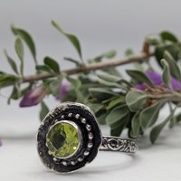 Peridot ring size 8 3/4