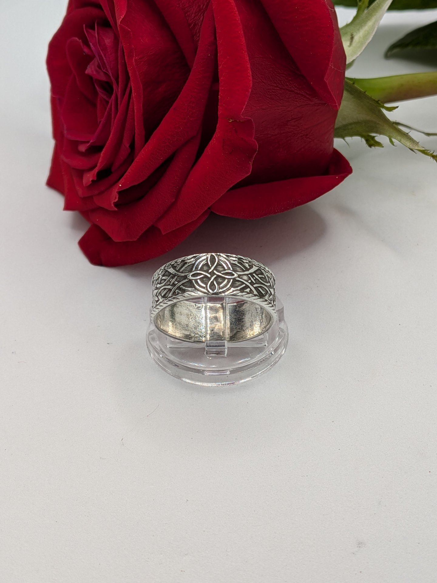 Celtic wedding band size 10