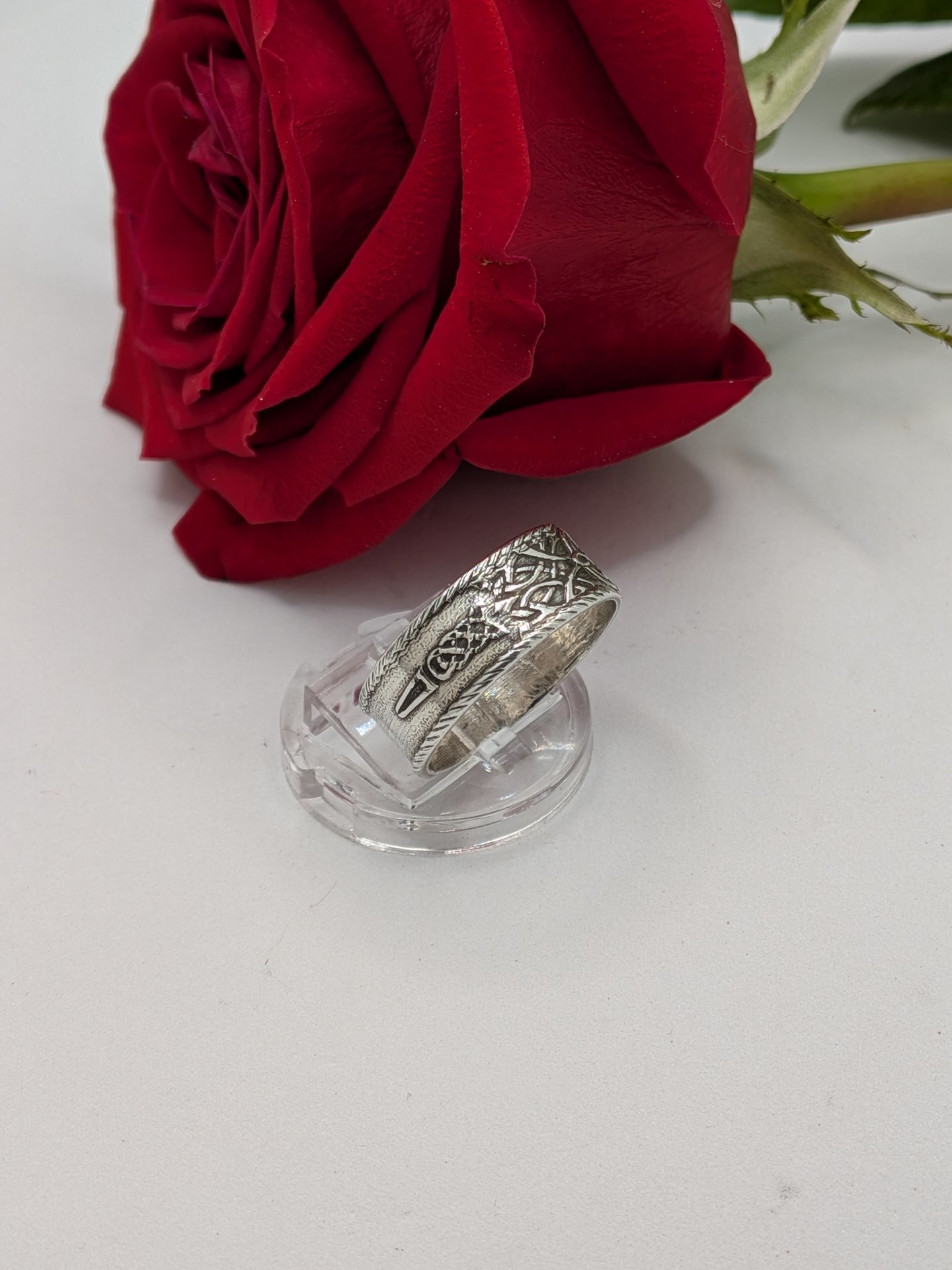 Celtic wedding band size 10